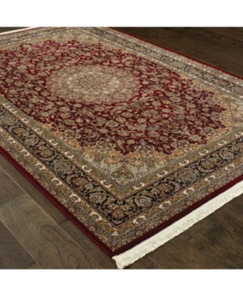 Jhb Design Paragon Medallion Red Area Rug