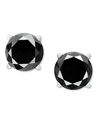 Black Diamond Stud Earrings (1 ct. t.w.) 14k White or Yellow Gold