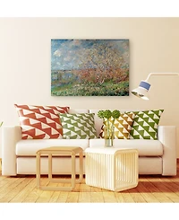 Claude Monet 'Spring 1880' Canvas Wall Art, 24" x 32"