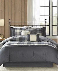 Madison Park Ridge Herringbone Comforter Sets