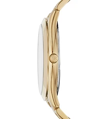 Michael Kors Unisex Slim Runway Ion-Plated Stainless Steel Bracelet Watch 44mm