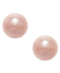 Charter Club Silver-Tone Imitation Pearl (8mm) Stud Earrings