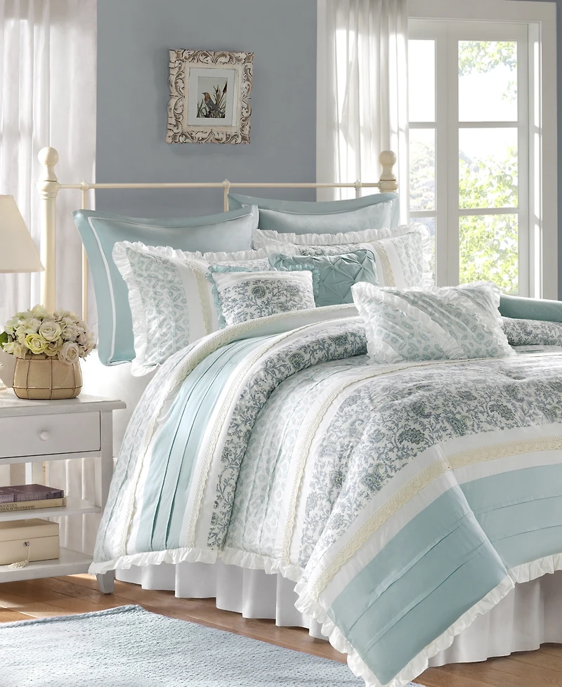 Madison Park Dawn 9-Pc. Comforter Set, Queen