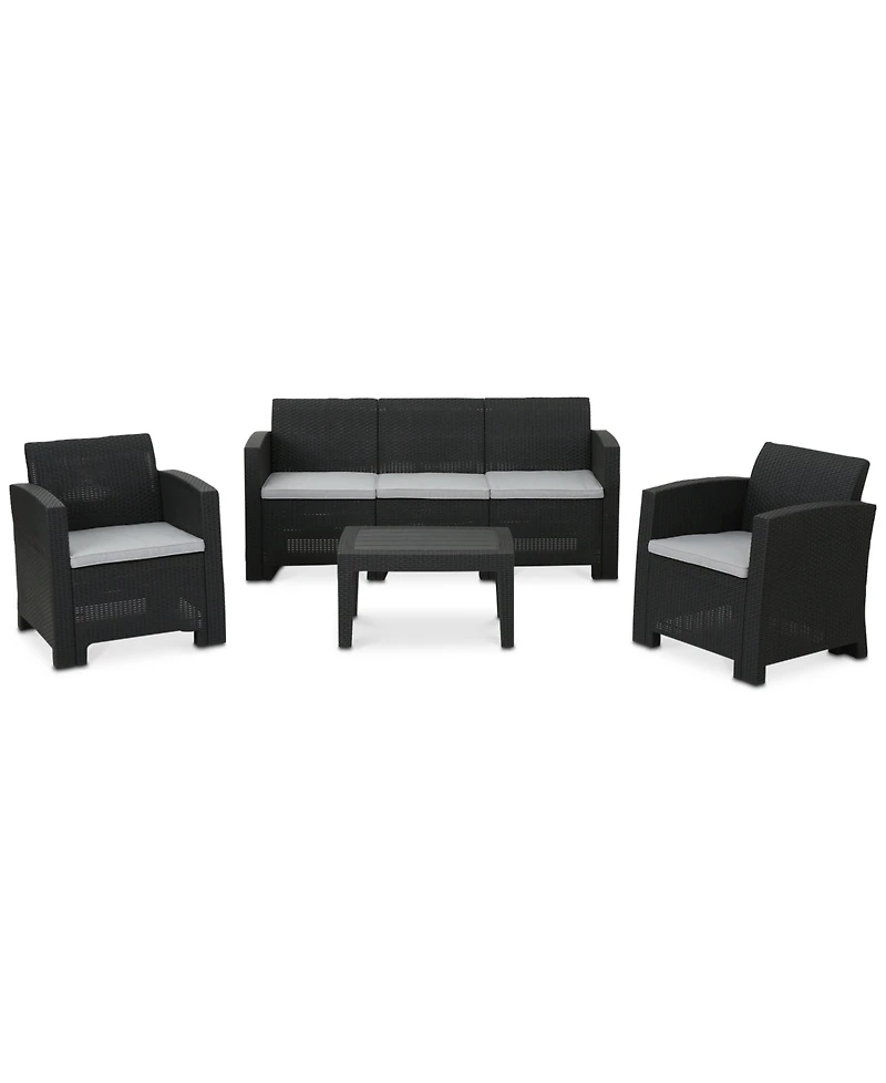 Wellington 4-Pc. Outdoor Chat Set