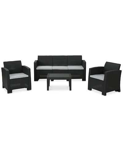 Wellington 4-Pc. Outdoor Chat Set