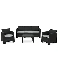 Wellington 4-Pc. Outdoor Chat Set