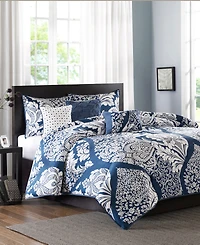Madison Park Vienna 6-Pc. Duvet Cover Set, Full/Queen