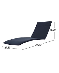Abigail Outdoor Chaise Lounge Cushion