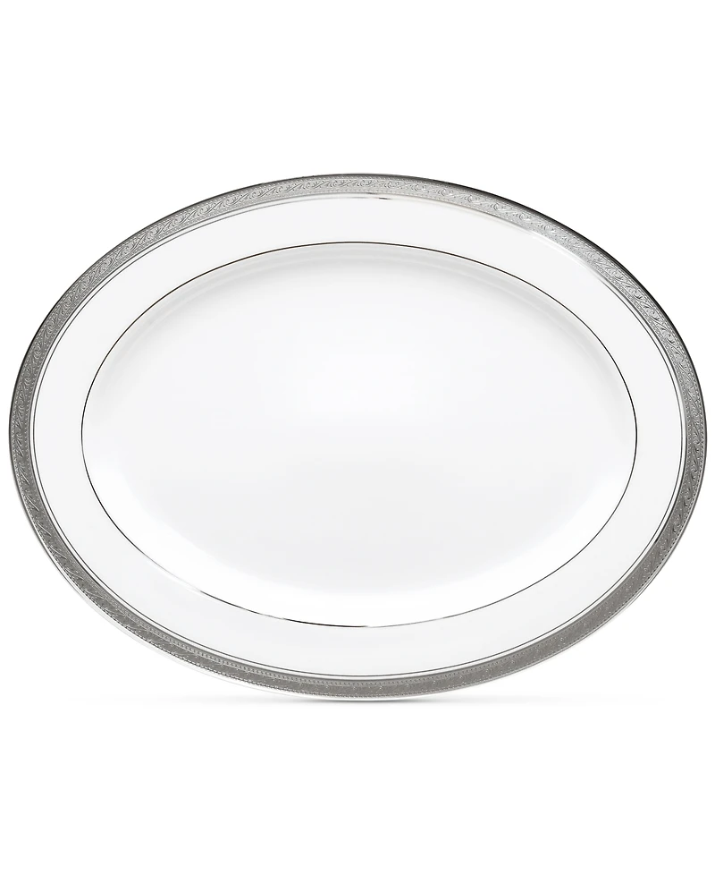 Noritake Crestwood Platinum Oval Platter