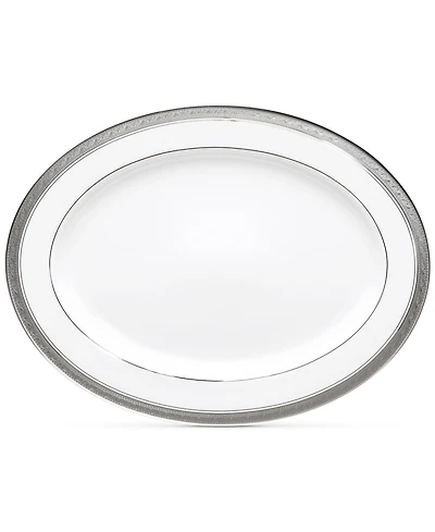 Noritake Crestwood Platinum Oval Platter