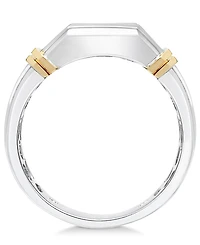 Men's Diamond Ring (1/2 ct. t.w.) in 10k Gold and White Gold