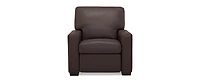 Ennia 36" Leather Pushback Recliner, Created for Macy's