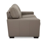 Ennia 59" Leather Loveseat, Created for Macy's