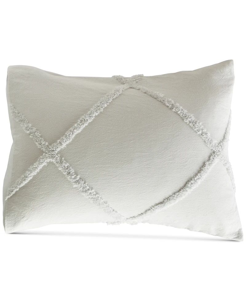 Peri Home Chenille Lattice Sham, King