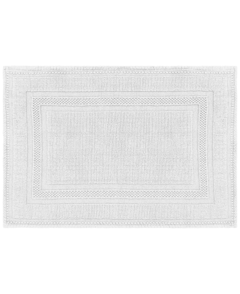 Jean Pierre Racetrack Stonewash Cotton Bath Rug, 17" x 24"
