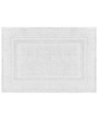 Jean Pierre Racetrack Stonewash Cotton Bath Rug, 17" x 24"