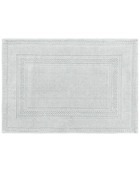 Jean Pierre Racetrack Stonewash Cotton Bath Rug, 17" x 24"