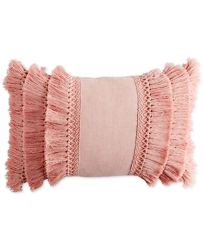 Peri Home Fringe Decorative Pillow, 12" x 18"