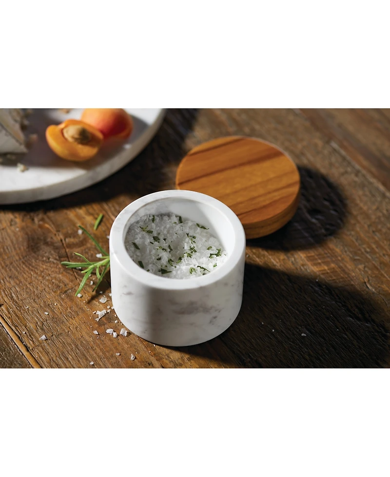 Anolon Pantryware White Marble Salt Cellar