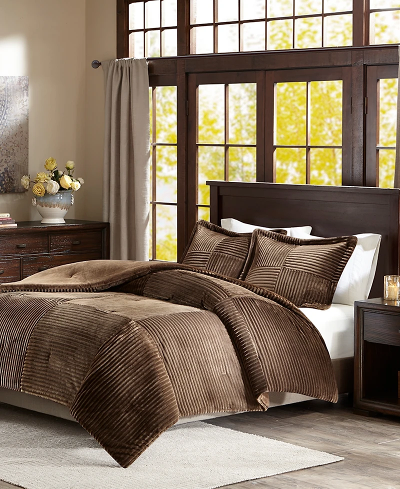 Madison Park Parker 3-Pc. Comforter Set, Full/Queen