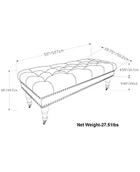 Felden Tufted Ottoman