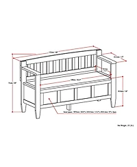 Winslow Entryway Storage Bench
