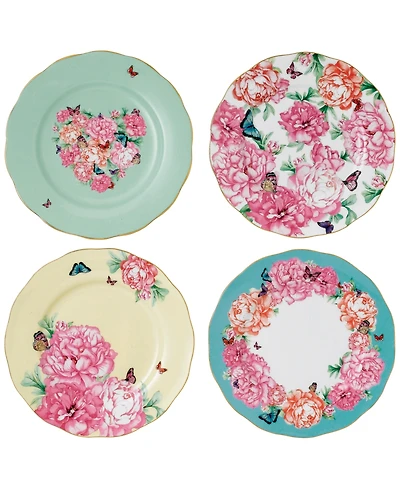 Miranda Kerr for Royal Albert Mixed Pattern 4-Pc. Accent Plate Set
