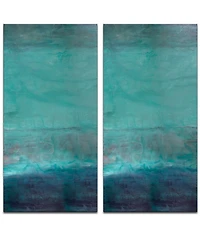 Ready2HangArt 'Abstract Spa' Oversized 2-Pc. Canvas Art Print Set