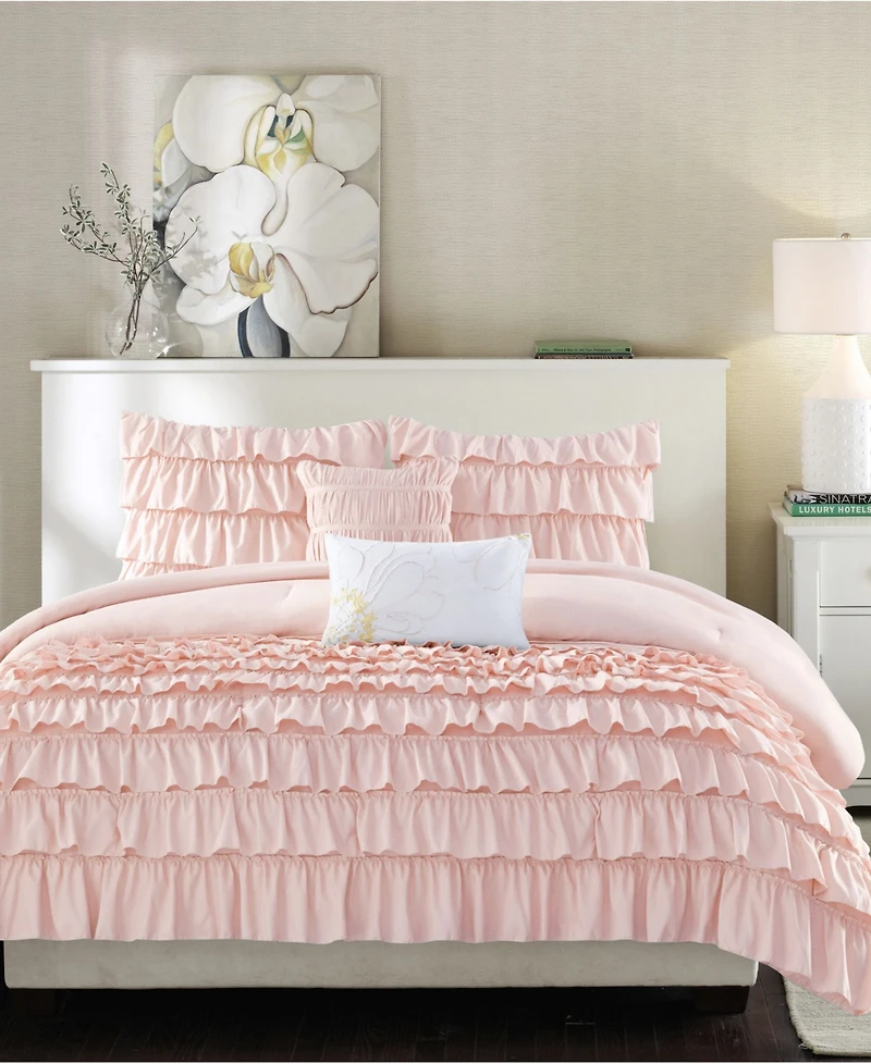 Intelligent Design Waterfall 4-Pc. Comforter Set, Twin/Twin Xl