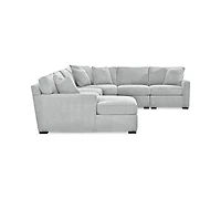Radley -Piece Fabric Chaise Sectional Sofa