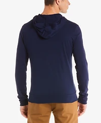 Lacoste Hoodie Jersey Long Sleeve Tee Shirt with Kangaroo Pocket