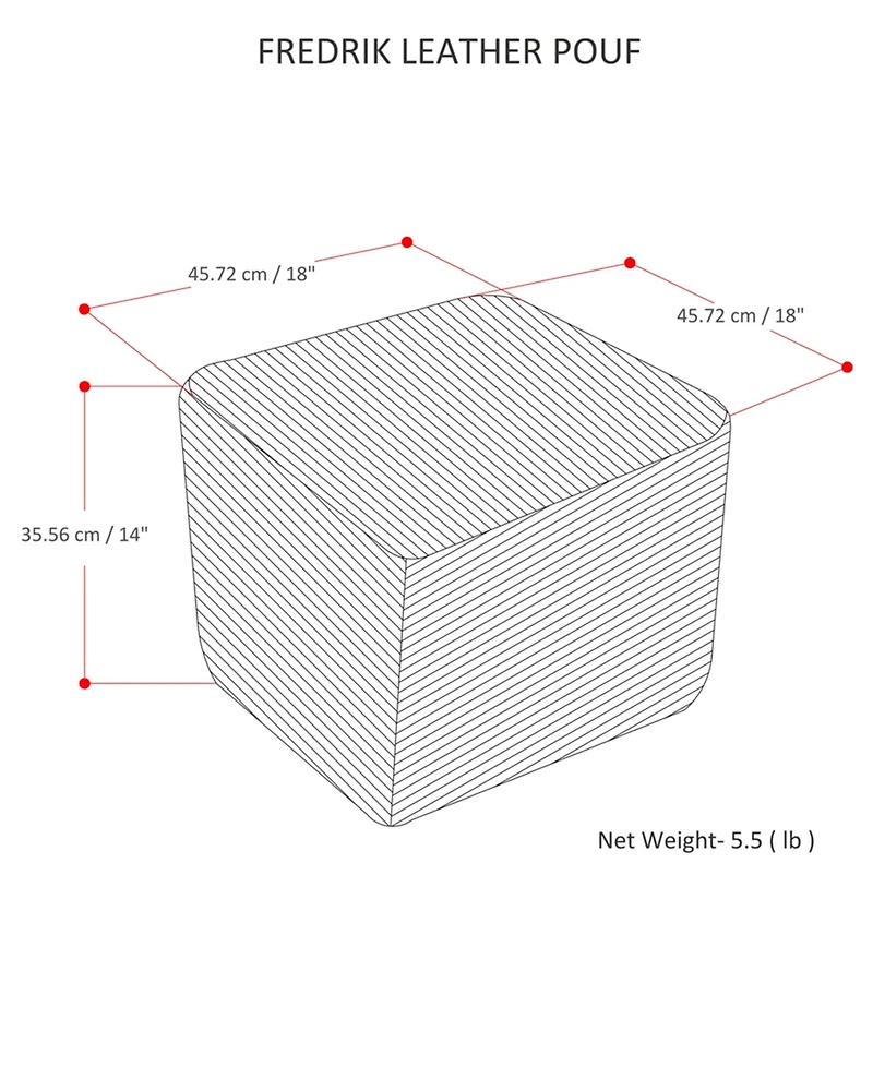 Cotler Square Pouf
