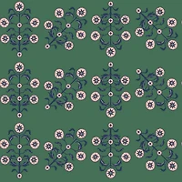 Novogratz for Tempaper Block Print Floral Peel and Stick Wallpaper