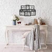 Family Collage Picture Frame with 7 Openings by Lavish Home, Black, 16" x 23.5" x 1"