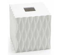 Roselli Trading Company Wave Tissue Box Cover
