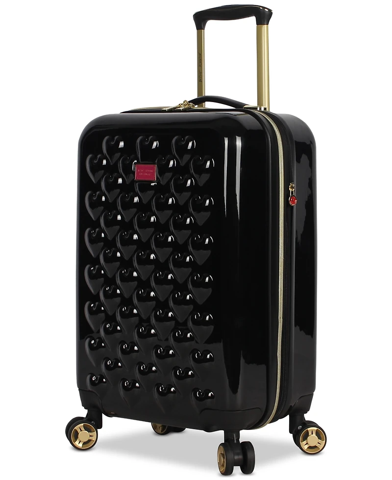 Betsey Johnson Heart To Heart 21" Carry-On Spinner