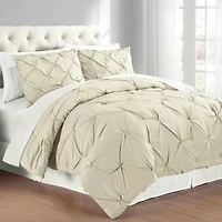 Cathay Home Inc. Premium Collection Pintuck Comforter Sets