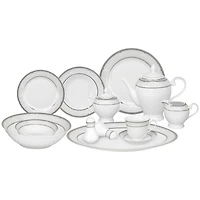 Lorren Home Trends Bolla 57 Piece Dinnerware Set, Service for 8