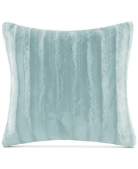 Madison Park Duke Ribbed Faux-Fur Decorative Pillow, 20" x