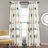 Rowley Birds 52" x 84" Curtain Set