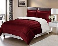 Ultimate Luxury Reversible Micromink Sherpa Comforter Sets