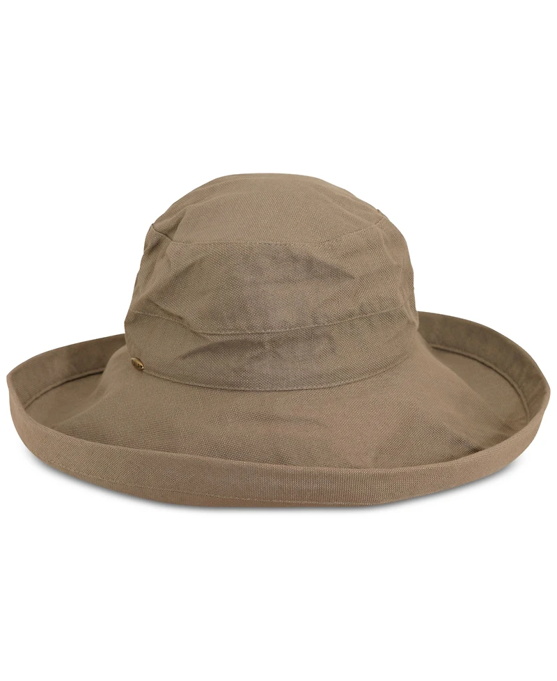 Scala Cotton Big Brim With Inner Drawstring