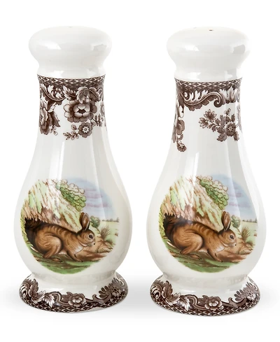 Spode Woodland Rabbit Salt & Pepper Shakers