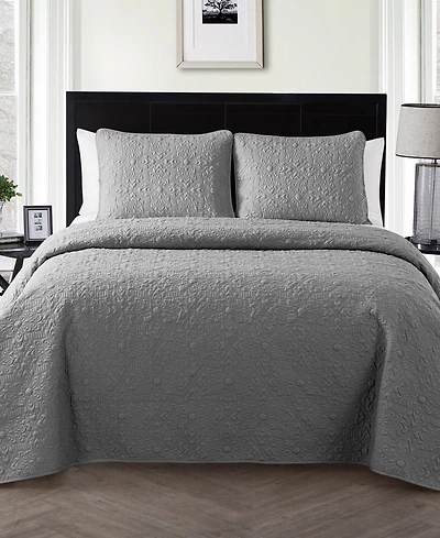 Vcny Home Caroline Embossed 2-Pc. Quilt Set, Twin