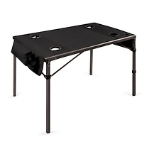 Oniva by Picnic Time Black Travel Table Portable Folding Table