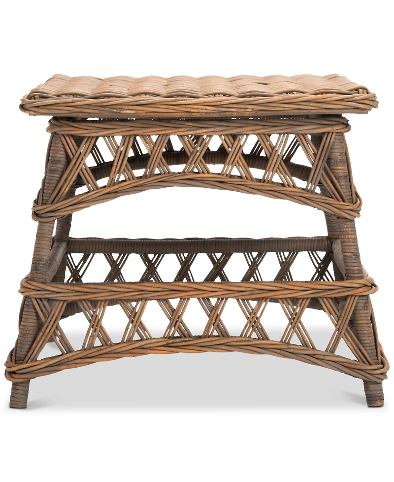 Sora Wicker Accent Table