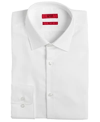 Hugo by Boss Men's Slim Fit Solid Cotton Dress Shirt