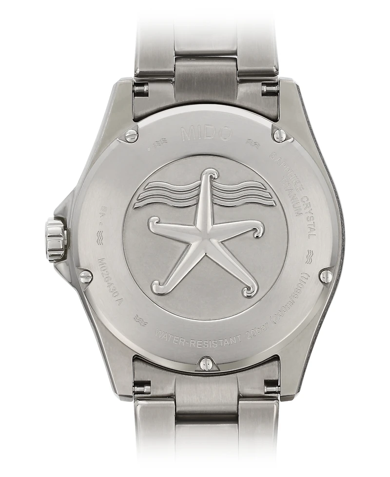 Mido Men's Swiss Automatic Ocean Star Captain V Titanium Bracelet Watch 42.5mm