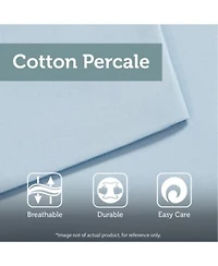 Madison Park Peached Cotton Percale Sheet Sets
