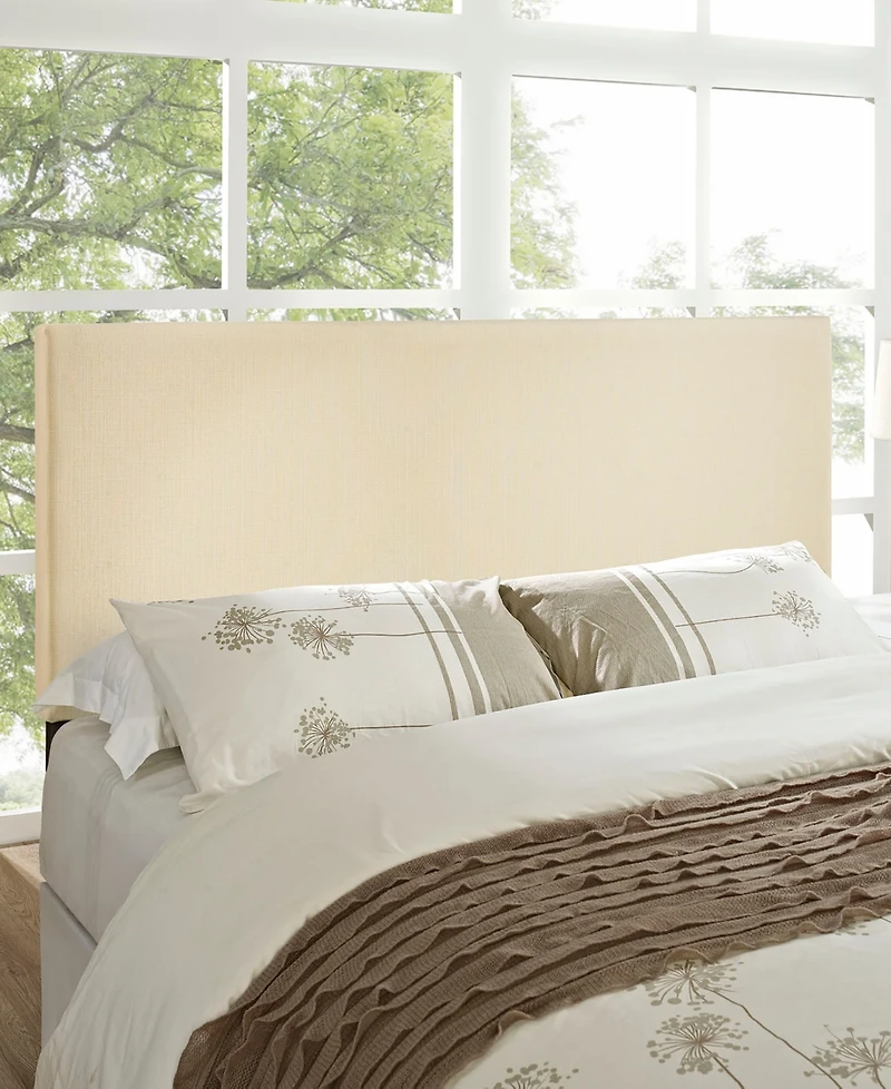 Region Queen Upholstered Fabric Headboard